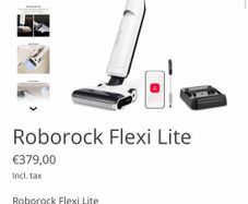 Roborock Flexi light dry wet mop vacuum