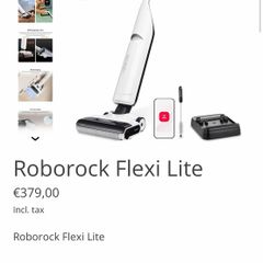 Roborock Flexi light dry wet mop vacuum