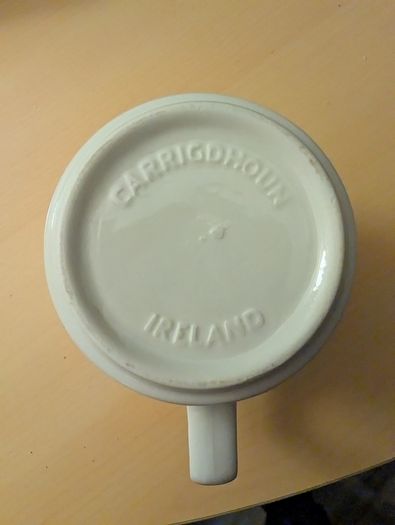 Vintage Carrigdhoun Irish Pride Advertising/Marketing Pottery Mugs