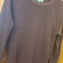 Long sleeved burgundy jumper, with a unique design and pattern in the jumper! Size - S, slim fit Image 3