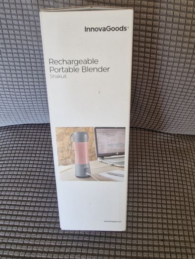 NEW and  SEALED InnovaGoods Shakuit Portable Rechargeable Blender 380ml
