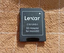 Lexar microSD to SD Adapter
