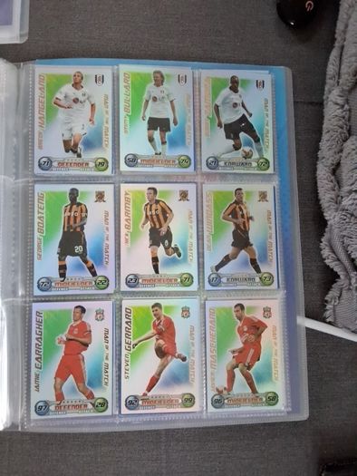 Match attax cards 08/09