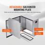 NEMA Stainless Steel Enclosure, 300 x 300 x 200 mm NEMA 4X Steel Electrical Box, IP66 Waterproof & Dustproof, Outdoor/Indoor Electrical Junction Box, with Mounting Plate Image 5