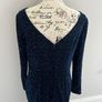 Hobbs Navy Sawyer Sequins Dress Image 4