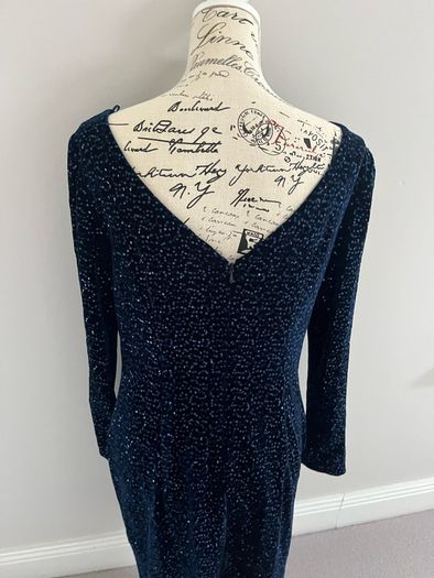 Hobbs Navy Sawyer Sequins Dress