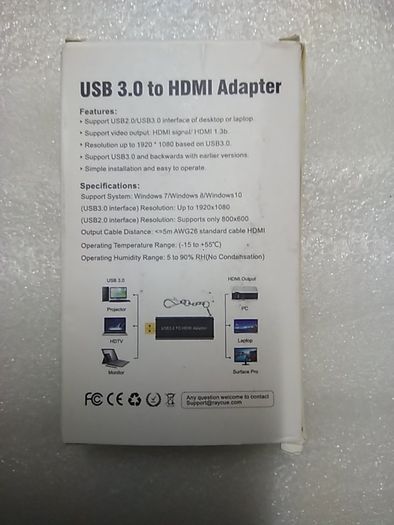 USB 3 to HDMI adapter
