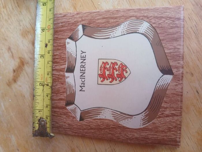 Family Crest Plaque