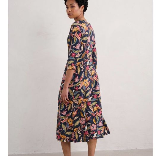 Seasalt Cornwall Organic Cotton Helena Midi Dress