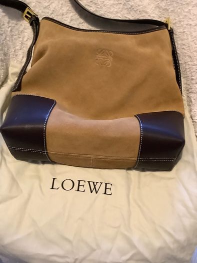 Loewe shoulder bag / suede leather/ new