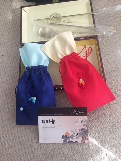 Chopsticks and spoon set of 2
