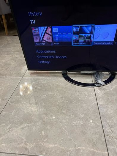 SONY Bravia 46 Inch TV with Chrome stand