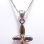 Vintage Sterling Silver 925 Cross and Necklace length 14,5" - 3,43g Image 5