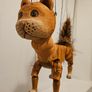 Wild Cat Czech Handmade Wooden Marionette Image 4