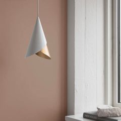 Umage cornet pendant x 3 - white and brass