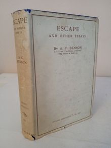 Escape and Other Essays by A. C. Benson (CP303)