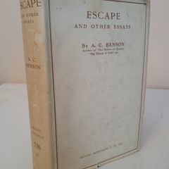 Escape and Other Essays by A. C. Benson (CP303)