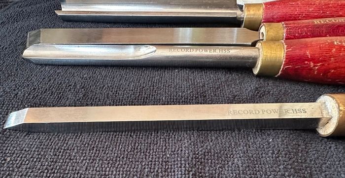 Record Woodturning complete Chisel set