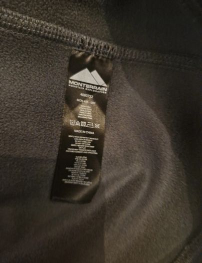 mens  black and grey monterrain jacket