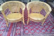 Vintage Ratan Tub Chairs