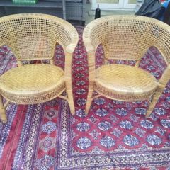 Vintage Ratan Tub Chairs