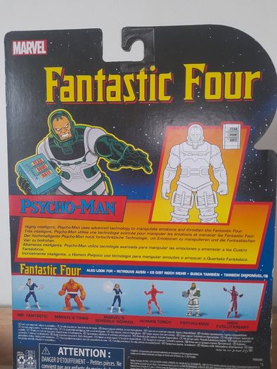 Fantastic Four Psycho Man figure