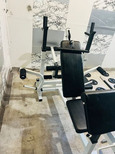 New Condition Life Time Weights Bench Bar & More