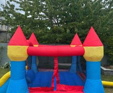 Happy Hop bouncy castle with slide & electric blower