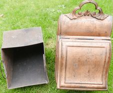 Victorian Metal Coal Scuttle