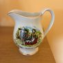 Vintage Arklow Pottery Ireland Cream Jug / Milk Jug, Spinning Wheel Scene Image 4