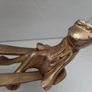 brass vintage frogs on swing Image 4