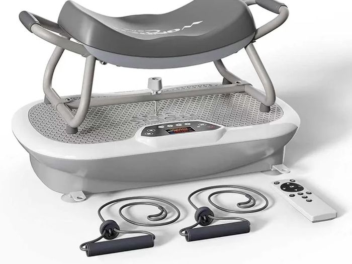 3D Vibration Plate Fitness Chair High-Frequency Vibration Platform with 150 Speeds, Folding Home Exercise Machine for Full Body Workout & Weight Loss, Max Load 150kg