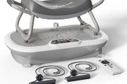 3D Vibration Plate Fitness Chair High-Frequency Vibration Platform with 150 Speeds, Folding Home Exercise Machine for Full Body Workout &amp; Weight Loss, Max Load 150kg