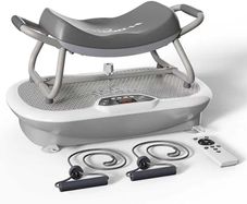 3D Vibration Plate Fitness Chair High-Frequency Vibration Platform with 150 Speeds, Folding Home Exercise Machine for Full Body Workout & Weight Loss, Max Load 150kg