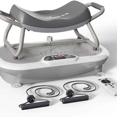 3D Vibration Plate Fitness Chair High-Frequency Vibration Platform with 150 Speeds, Folding Home Exercise Machine for Full Body Workout & Weight Loss, Max Load 150kg