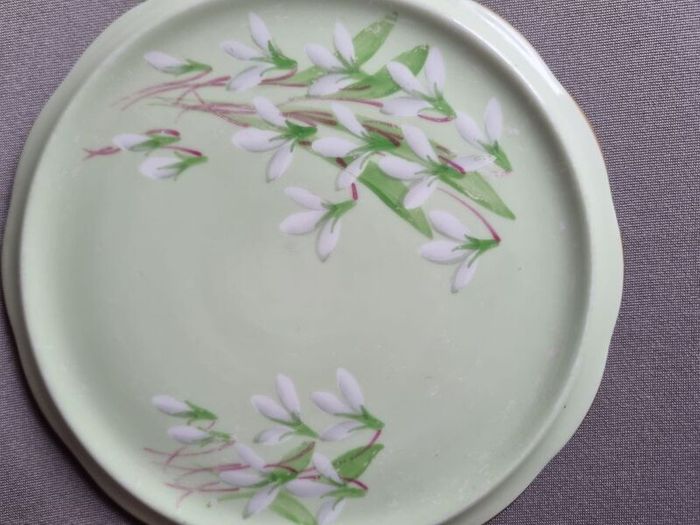 Royal Albert "Laurentian Snowdrop"  Bone China Teapot Holder Stand
