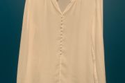 Cream long sleeve blouse. Size XS