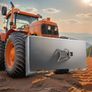 1/4" Skid Steer Attachment Plate, Skid Steer Mount Plate, Quick Attachment Loader Plate, with 2.28" Hitch Receiver, Compatible with Deere, Kubota Image 5