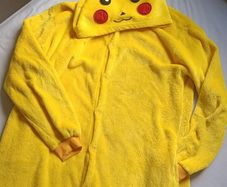 Adult Pikachu one-piece pyjamas