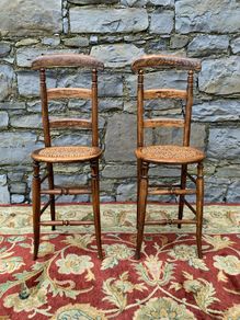 A Pair of Early Victorian Correction Chairs.