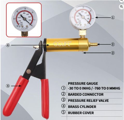 CCLife Brake Bleeder Kit for Car/Motorbike