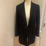 Carine Roitfeld Uniqlo black wool mix jacket size 10 Image 2