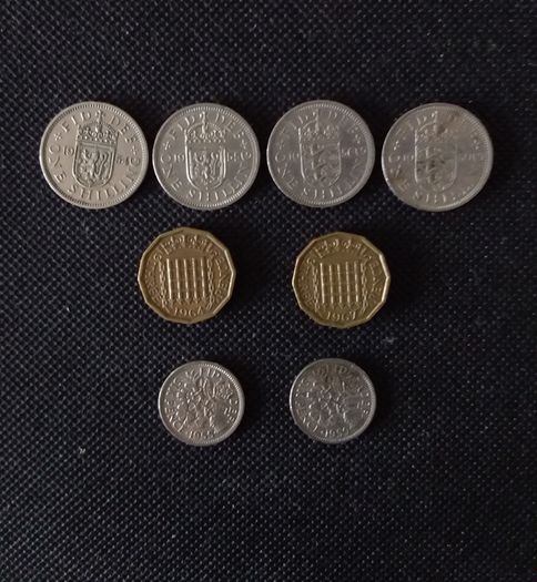 Collection of Pre-Decimal English Coins (8)