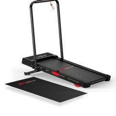 Foldable Walking Pad with Handrail