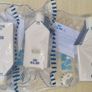 Collection of 7 porcelain miniature KLM Delft Blue houses Image 4