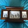 Keepsake photo memory wooden box Image 2