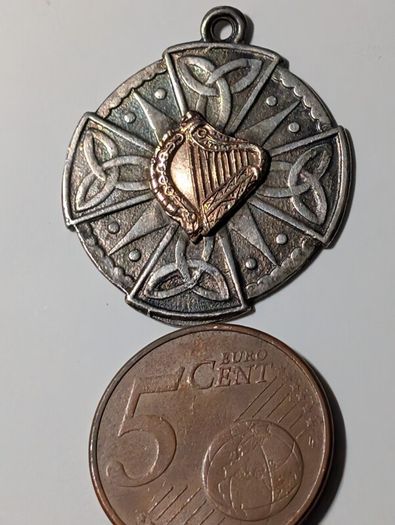Irish 1914 Silver. Gold Medal