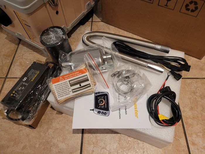 Toolbox style  Diesel / Kerosene Heater with Power Supply, Bluetooth App. Latest 2025/2026 model. Silent Pump.