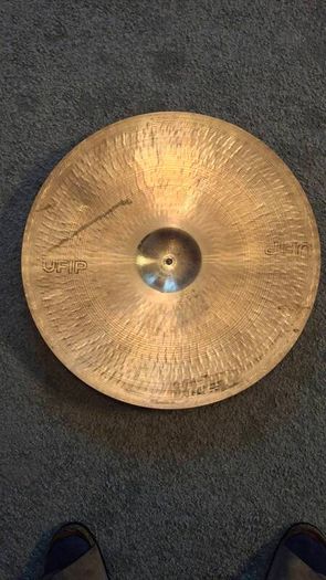 Vintage UFIP 22 inch Ping Heavy Ride, 3,425g, Pistoia, Italy