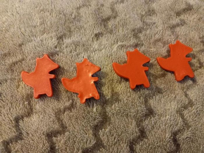 Forest animal decorations Set of 4